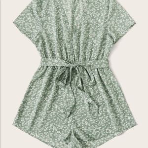 Mint green romper